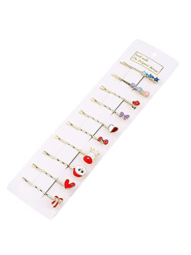10 Pcs Bob Charm Hairpins, Hair Accessories